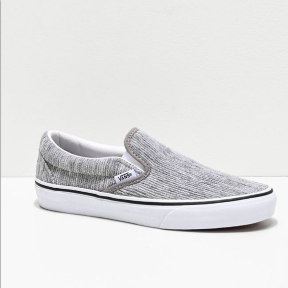 gray corduroy vans